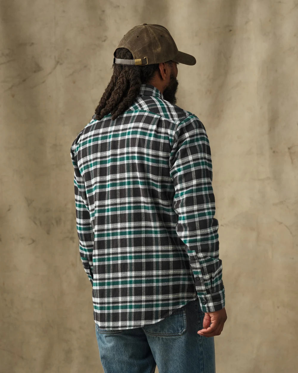 Chemise de travail vintage en flanelle