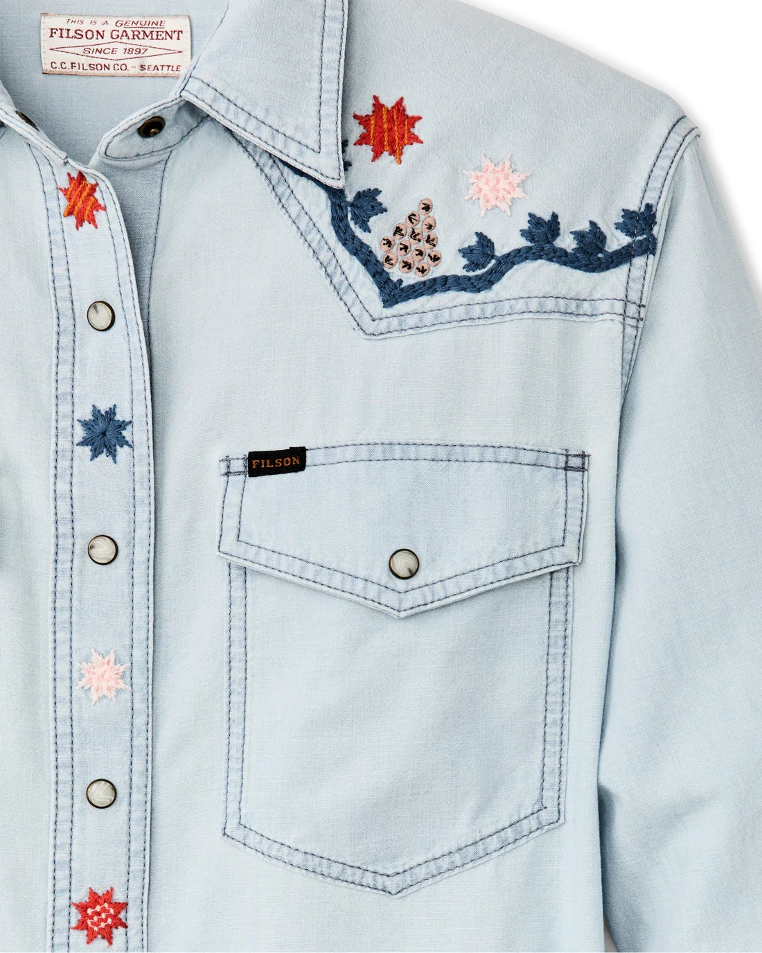 Women's Embroidered Western Shirt