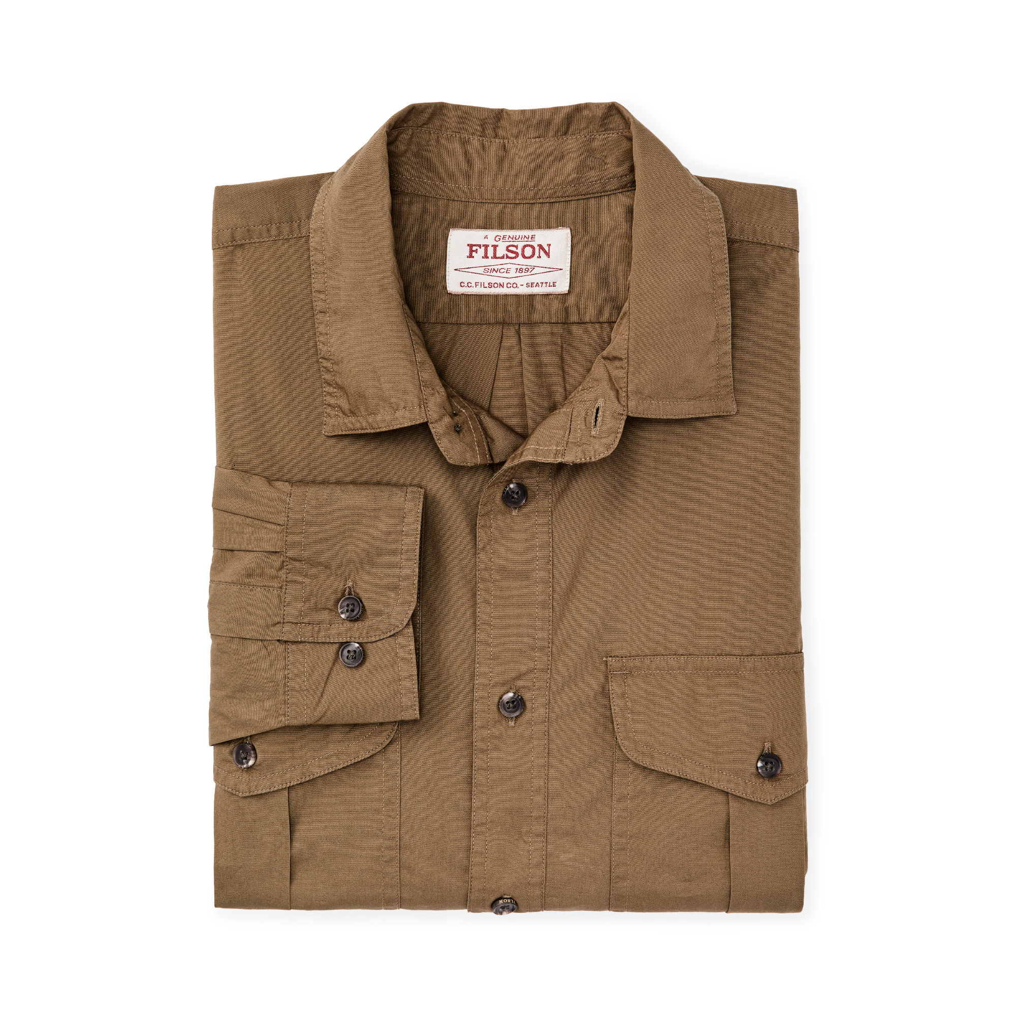 Filson's Washed Feather Cloth Shirt