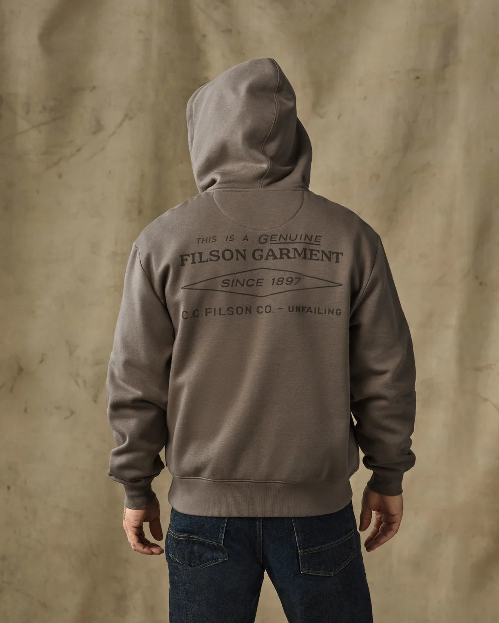 Diamond Graphic Full-Zip Hoodie