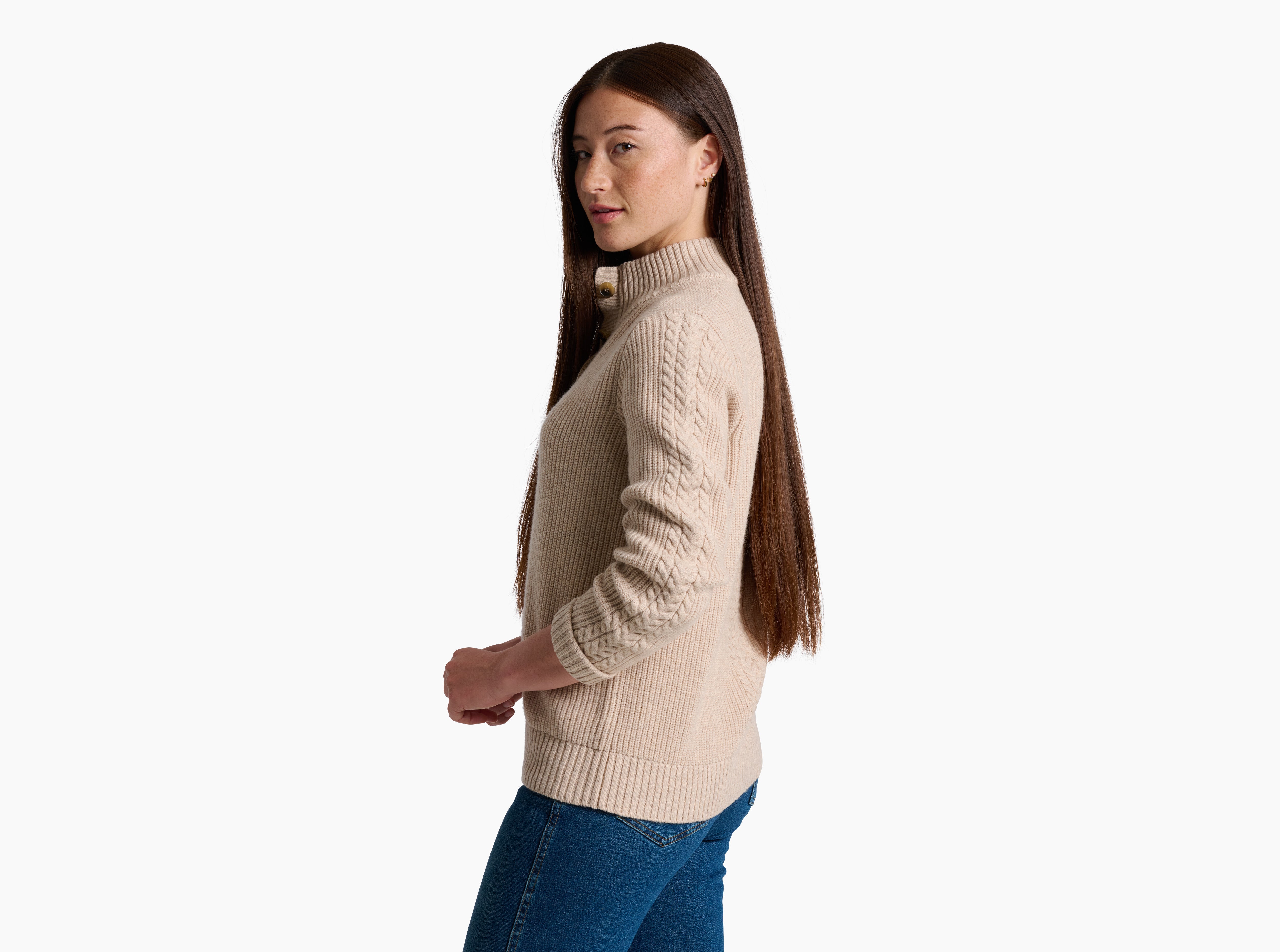 Women's Fireside Henley Sweater