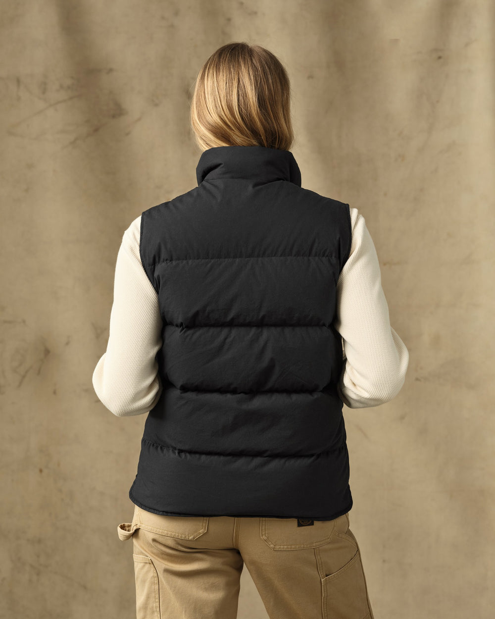 Womens Heritage Cotton Down Vest