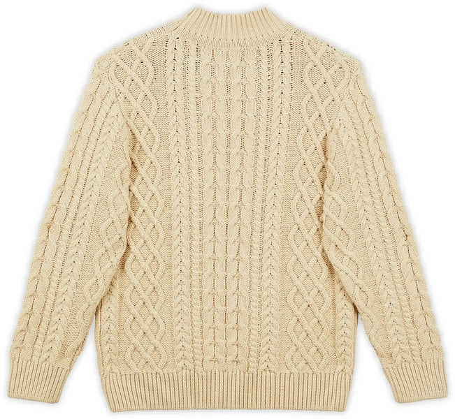 Hooké - W's Fisherman Sweater - Size M - Navy