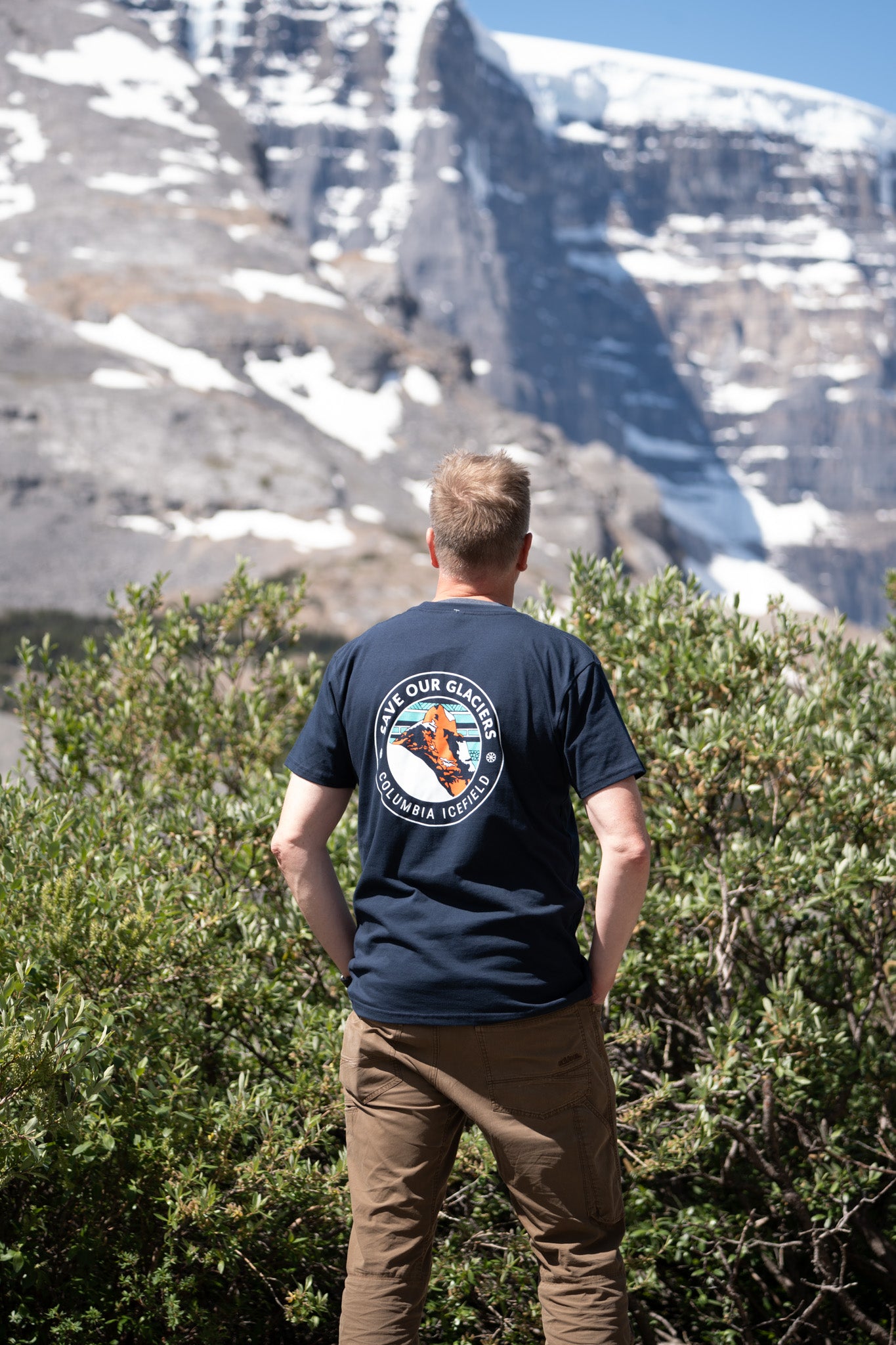 Save Glaciers Tee - Columbia Icefield