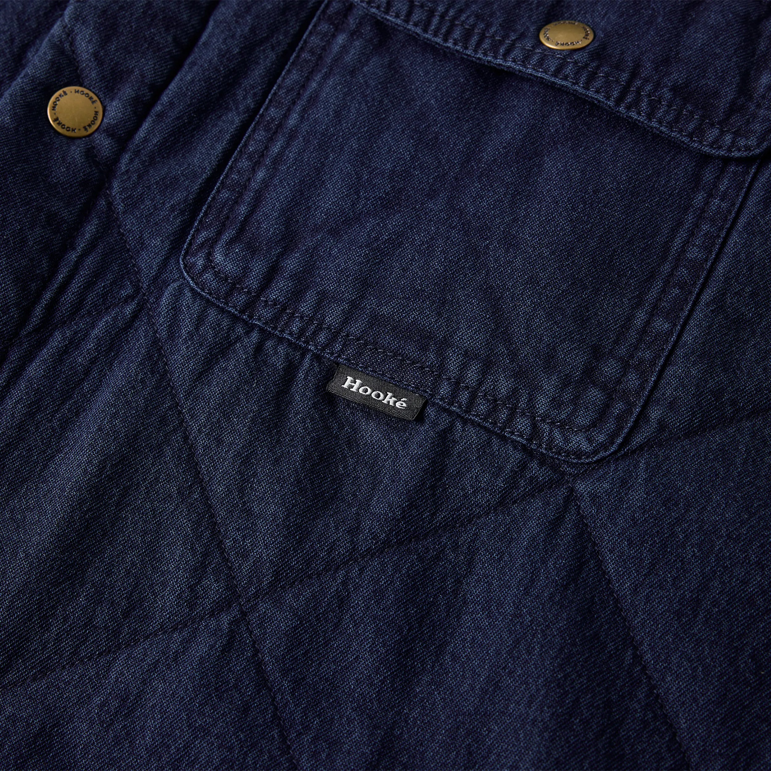 Men's Denim Quilted Jack Shirt