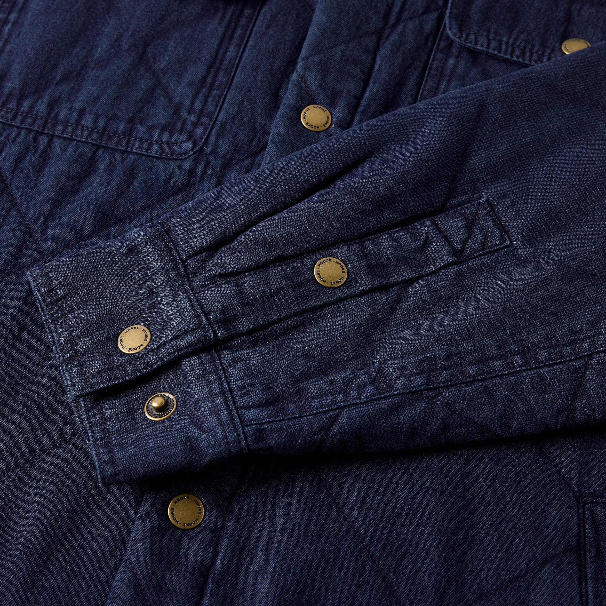 Men's Denim Quilted Jack Shirt