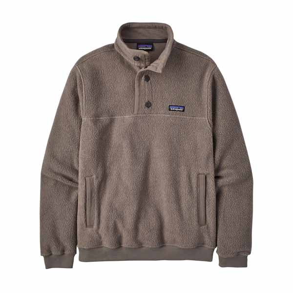 Men's Shearling Button Pullover - Sale
