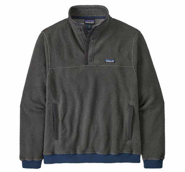 Men's Shearling Button Fleece Pullover - Sale