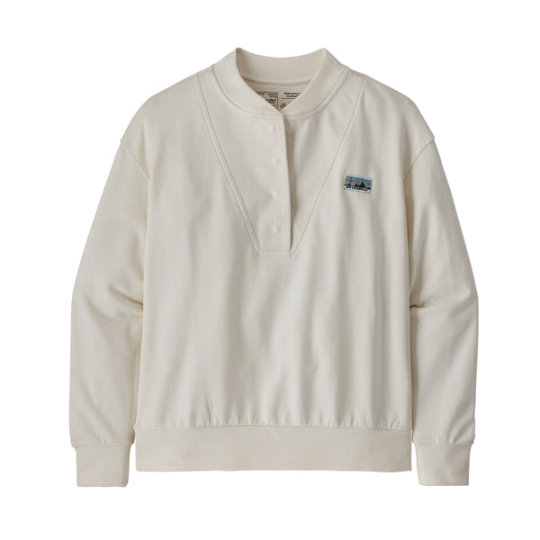 Women's Regenerative Organic Certified Cotton Essential Snap Sweatshirt - Sale