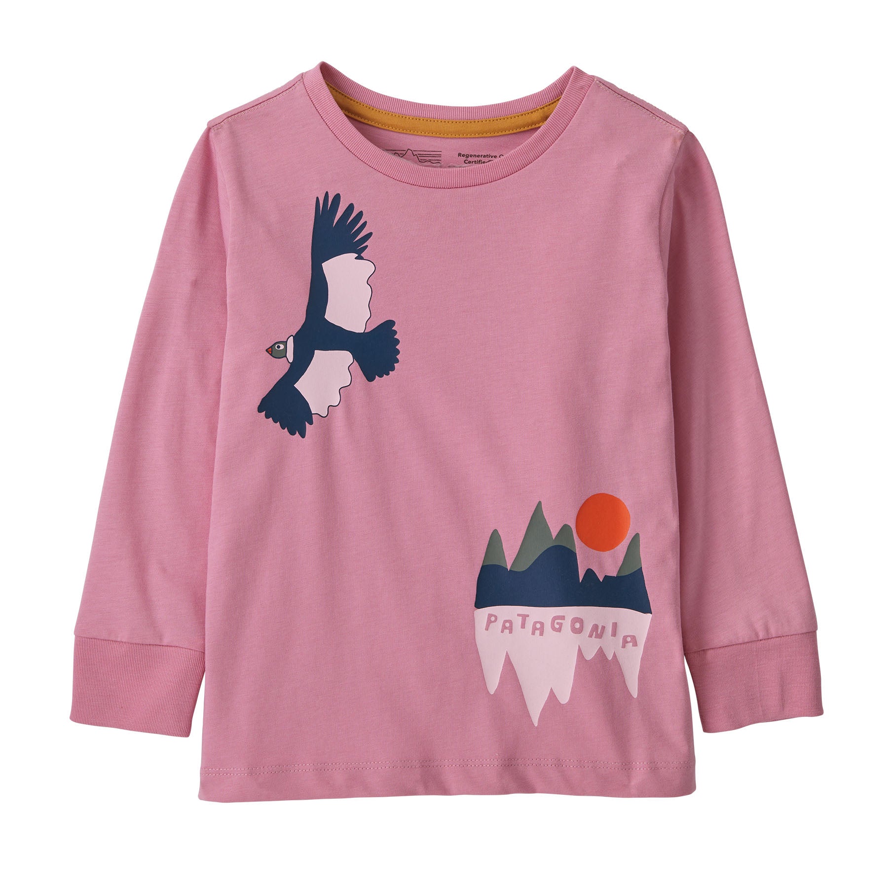 T-Shi graphique en coton certifié biologique régénérateur Baby L/S