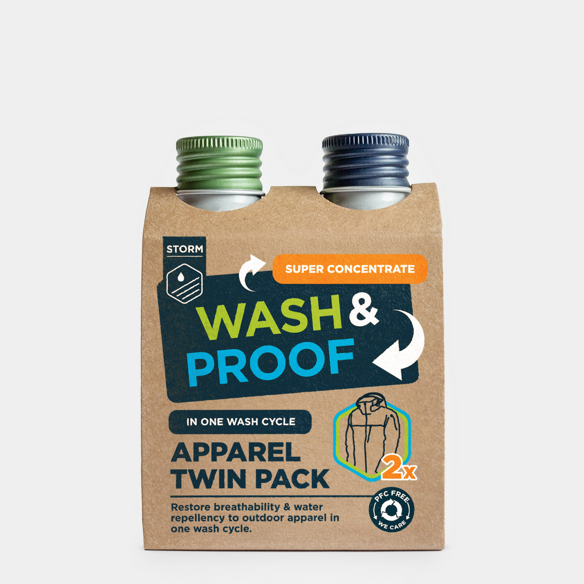 Apparel Wash and Proof Twin Pack