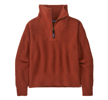 Women's Recycled Wool-Blend 1/4-Zip Sweater - Sale