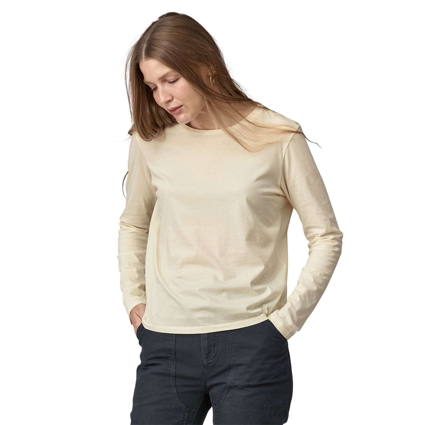 Patagonia Women's Long-Sleeved Regenerative Organic Certified Cotton Tee