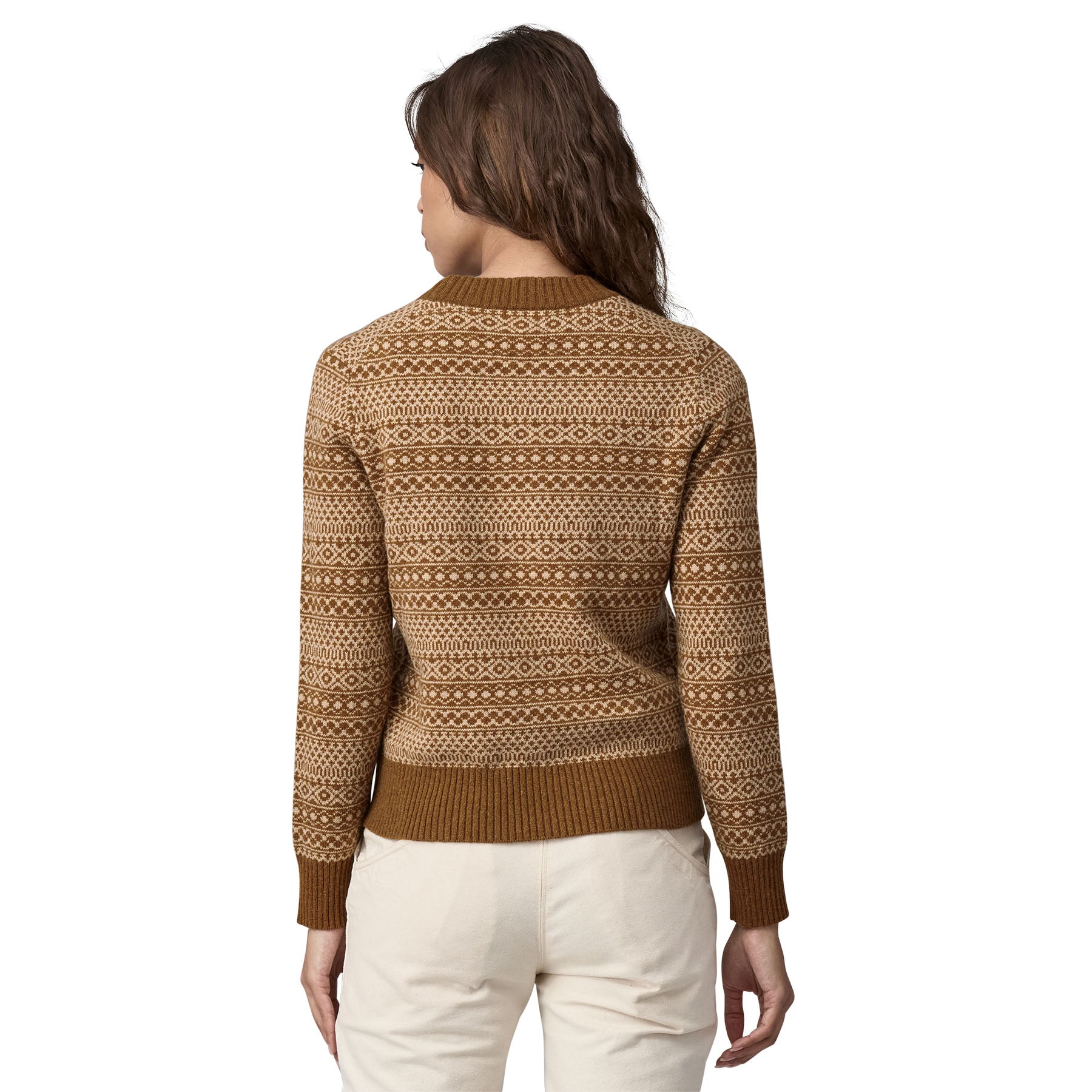 Pull ras du cou en laine mélangée recyclée pour femme - Soldes