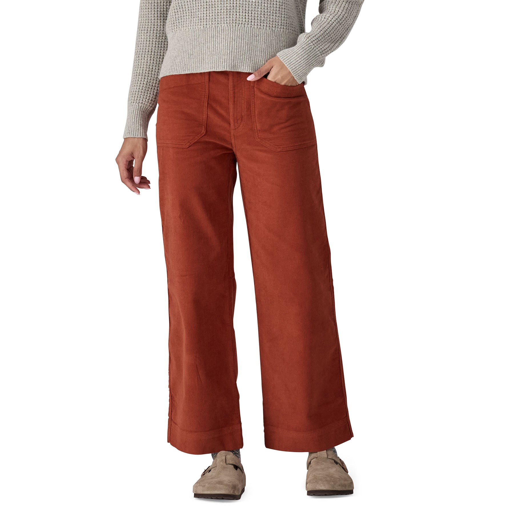 Women's Wide-Leg Corduroy Pants - Sale