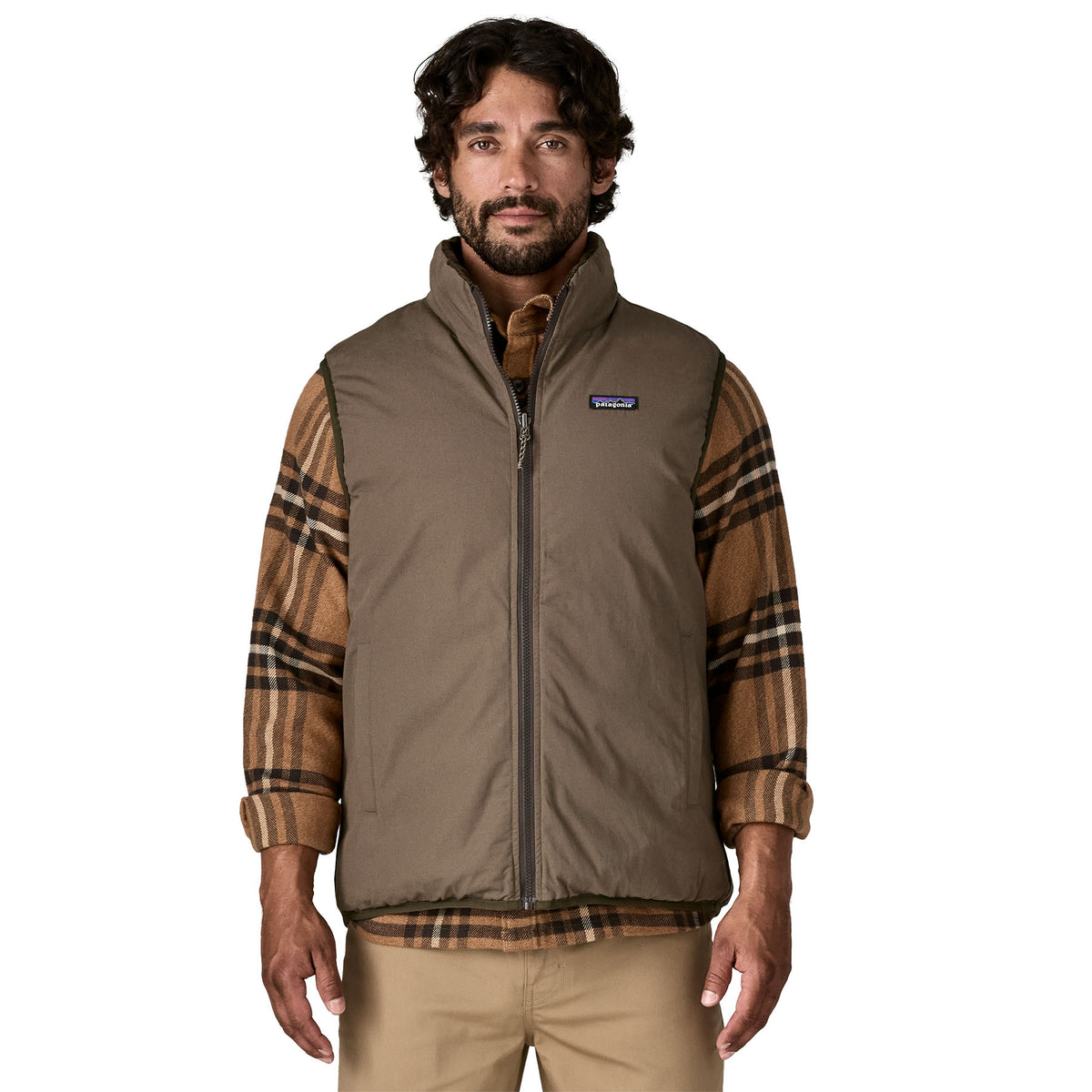 Reversible Cotton Down Vest