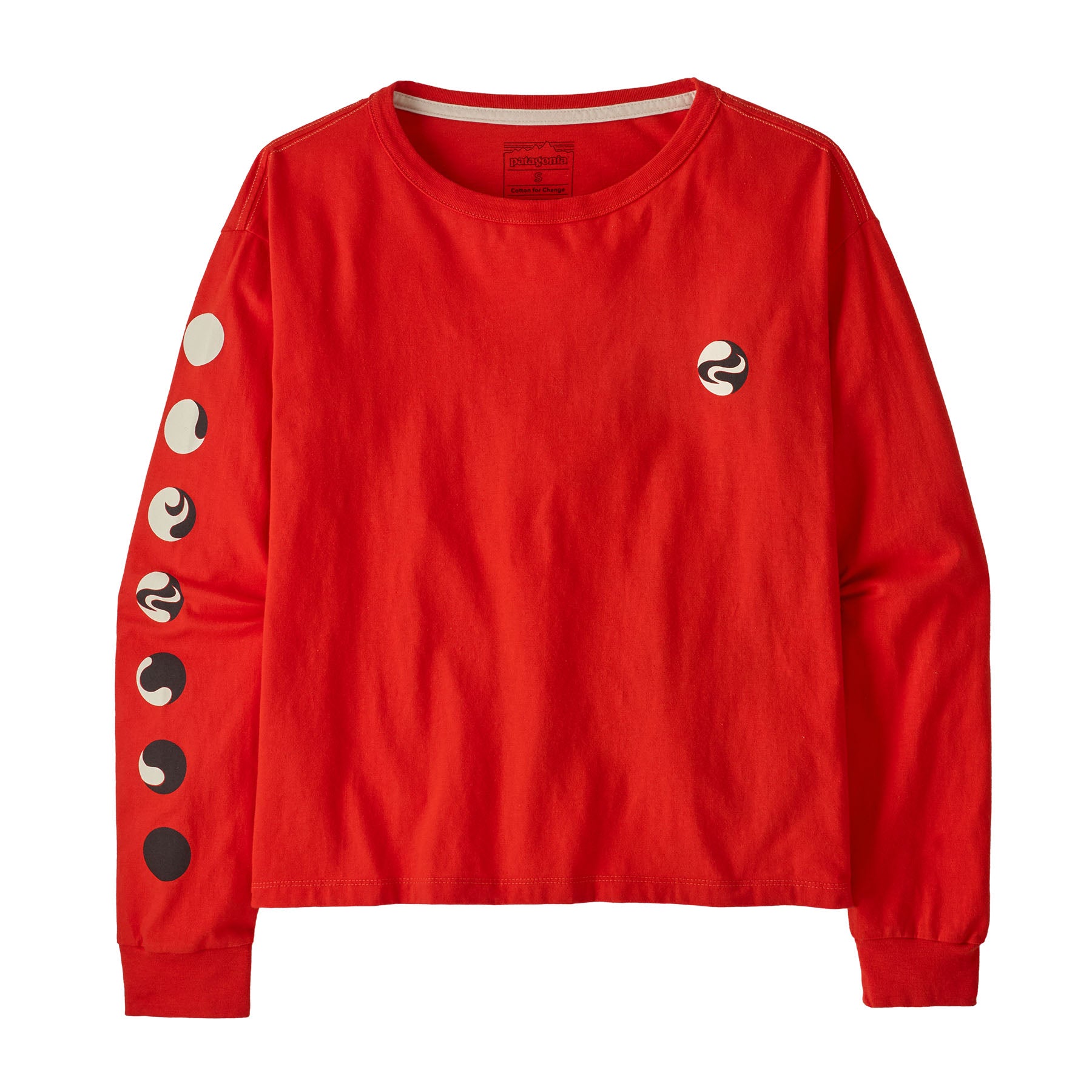 Women's Long-Sleeved Earth Flow Easy Cut Organic T-Shirt - Sale