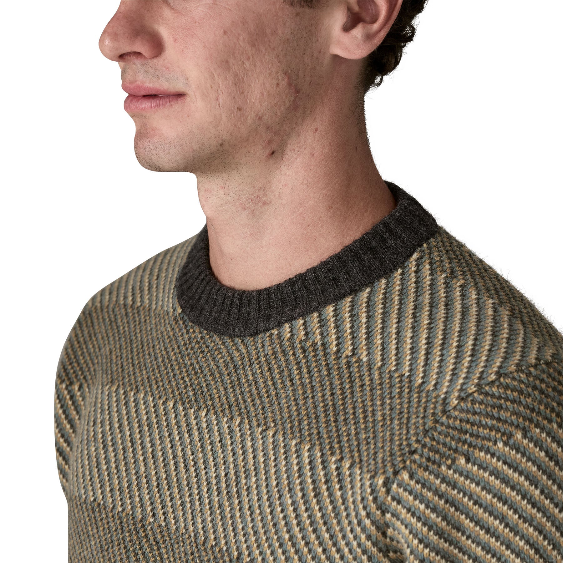 Pull en laine recyclée pour hommes