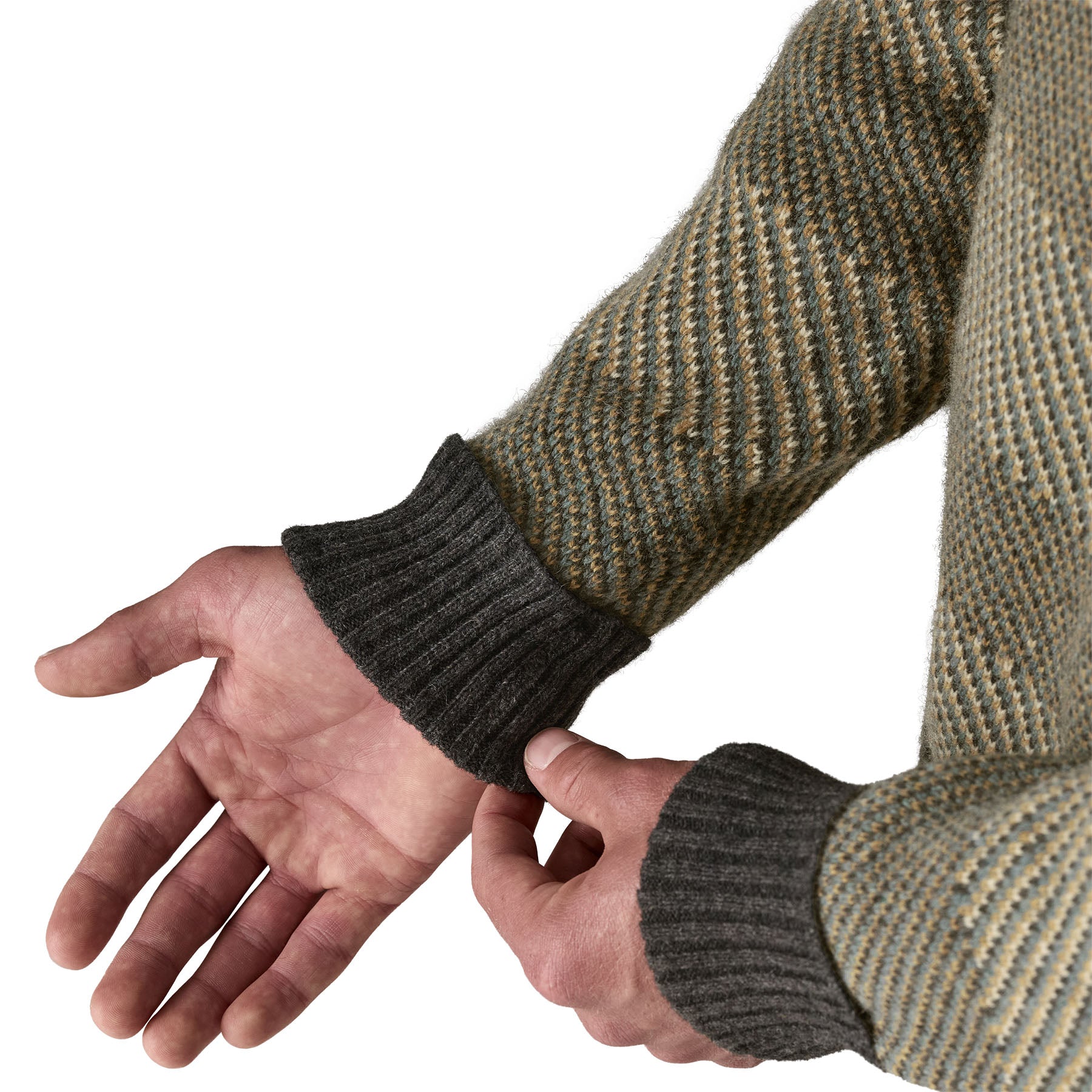 Pull en laine recyclée pour hommes