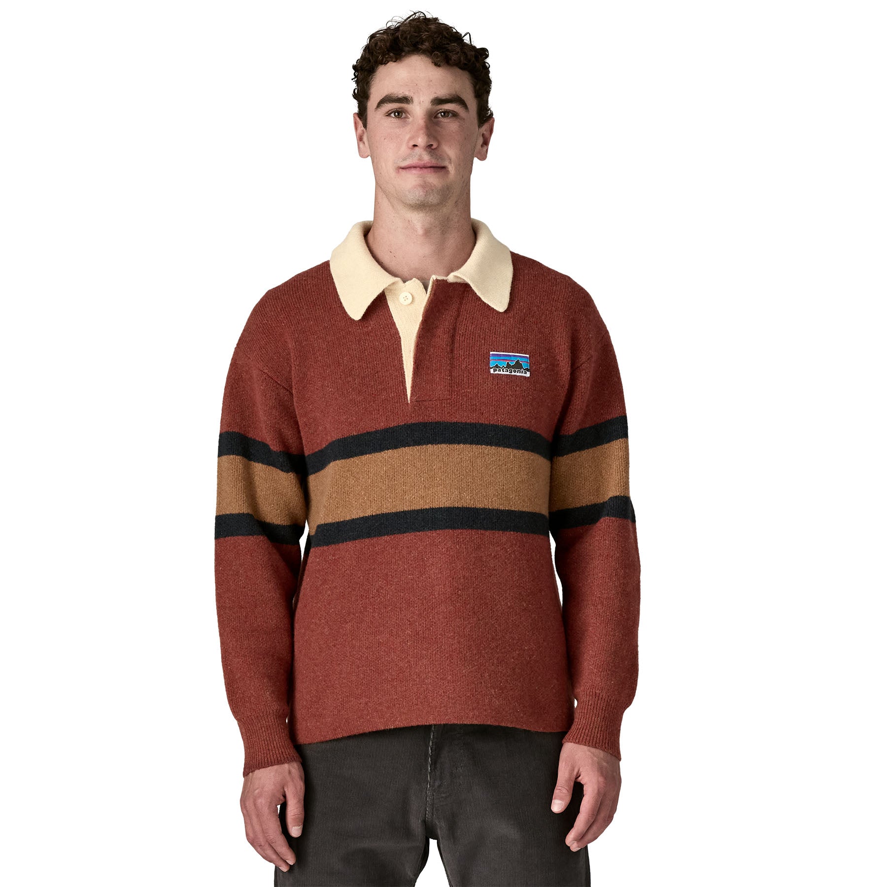 Recycled Wool-Blend Rugby Sweater - Sale