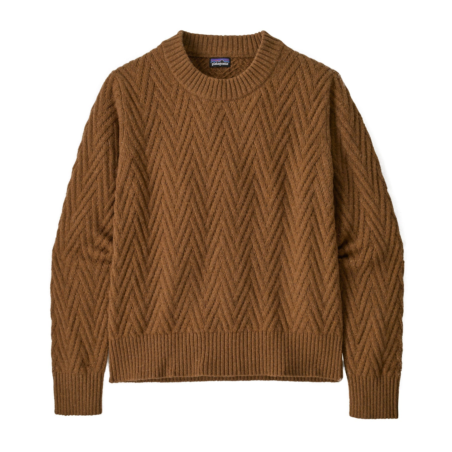 Pull ras du cou en laine mélangée recyclée pour femme - Soldes