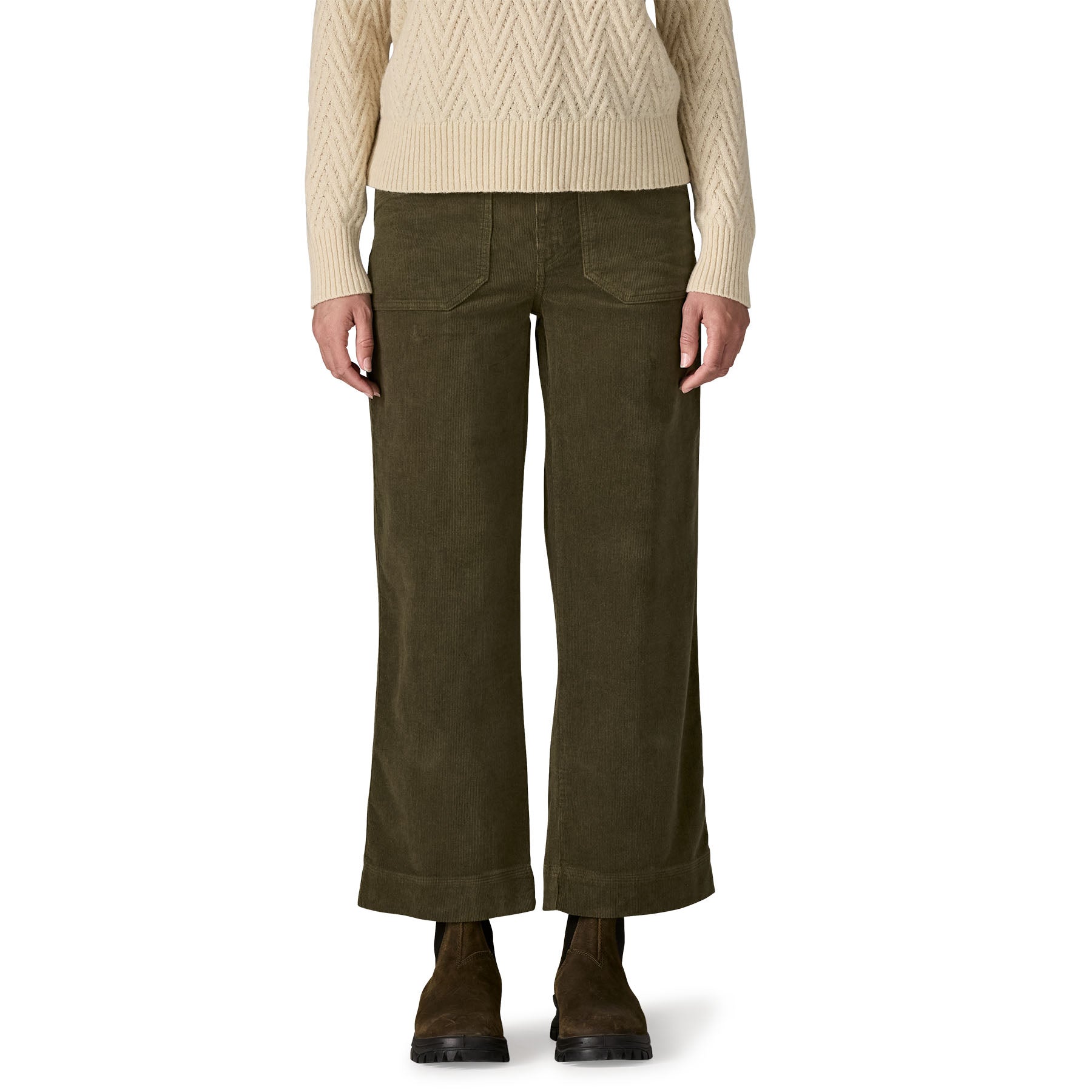 Women's Wide-Leg Corduroy Pants