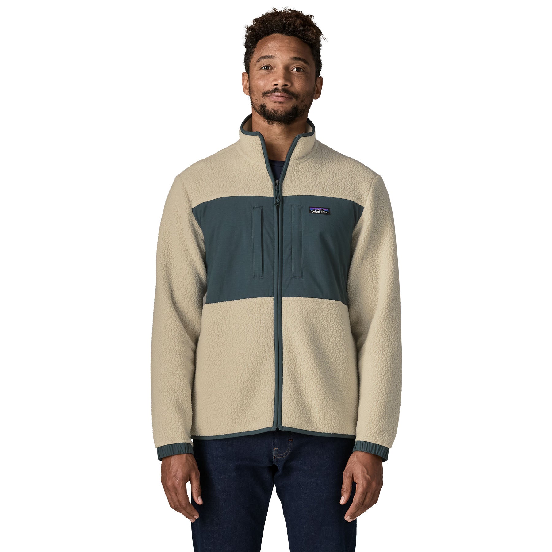 Men's Retro Pile Patch Jacket