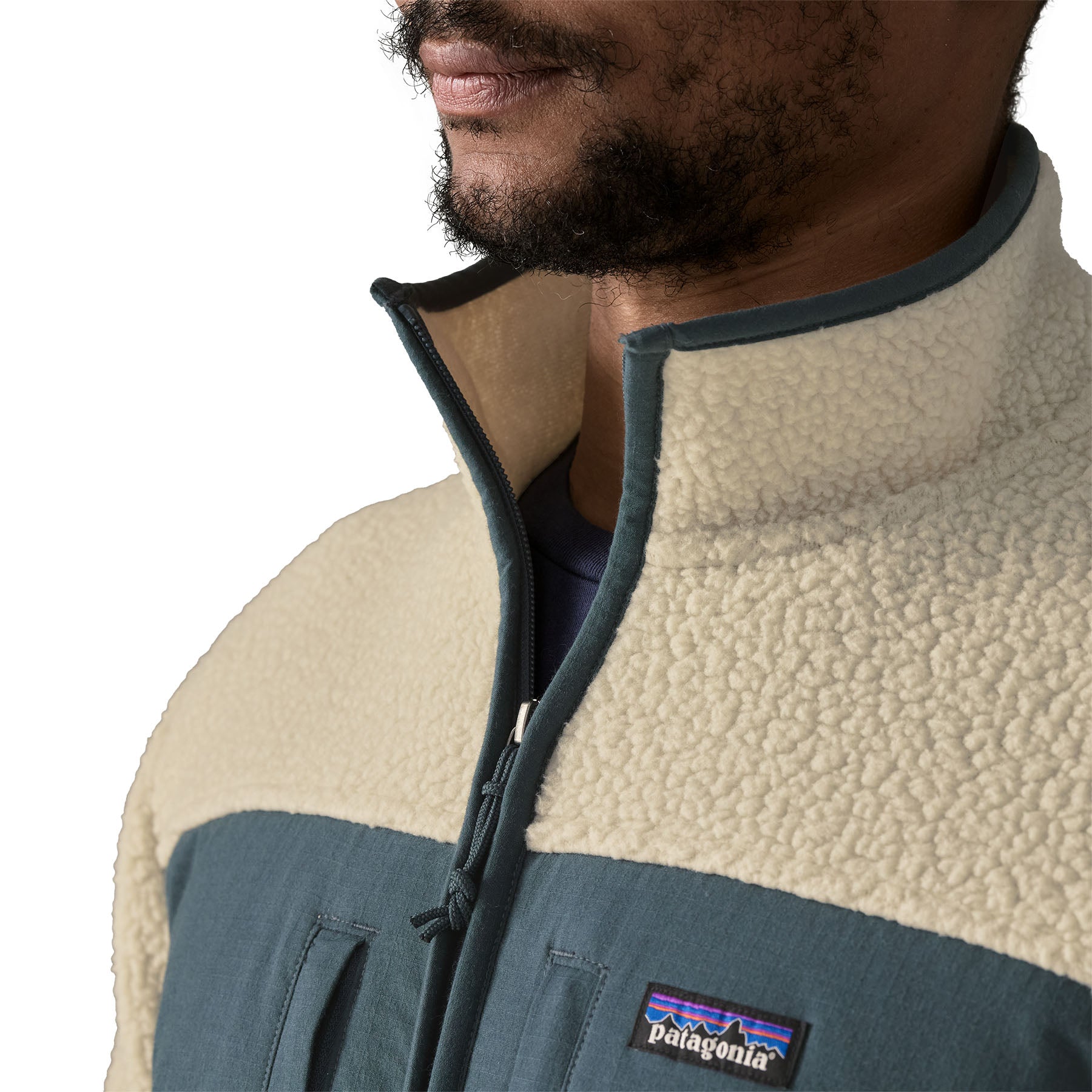 Men's Retro Pile Patch Jacket