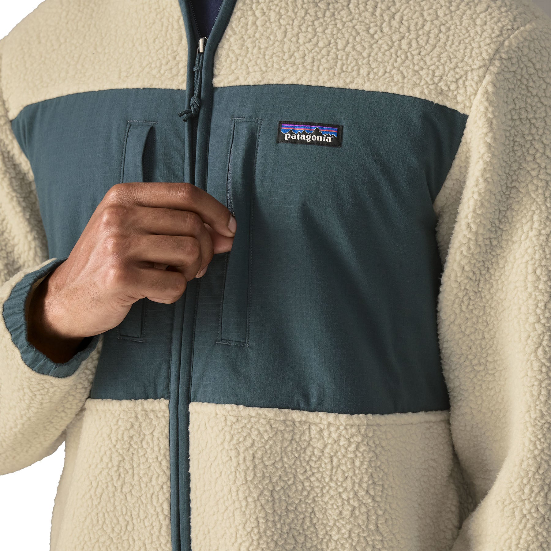 Men's Retro Pile Patch Jacket