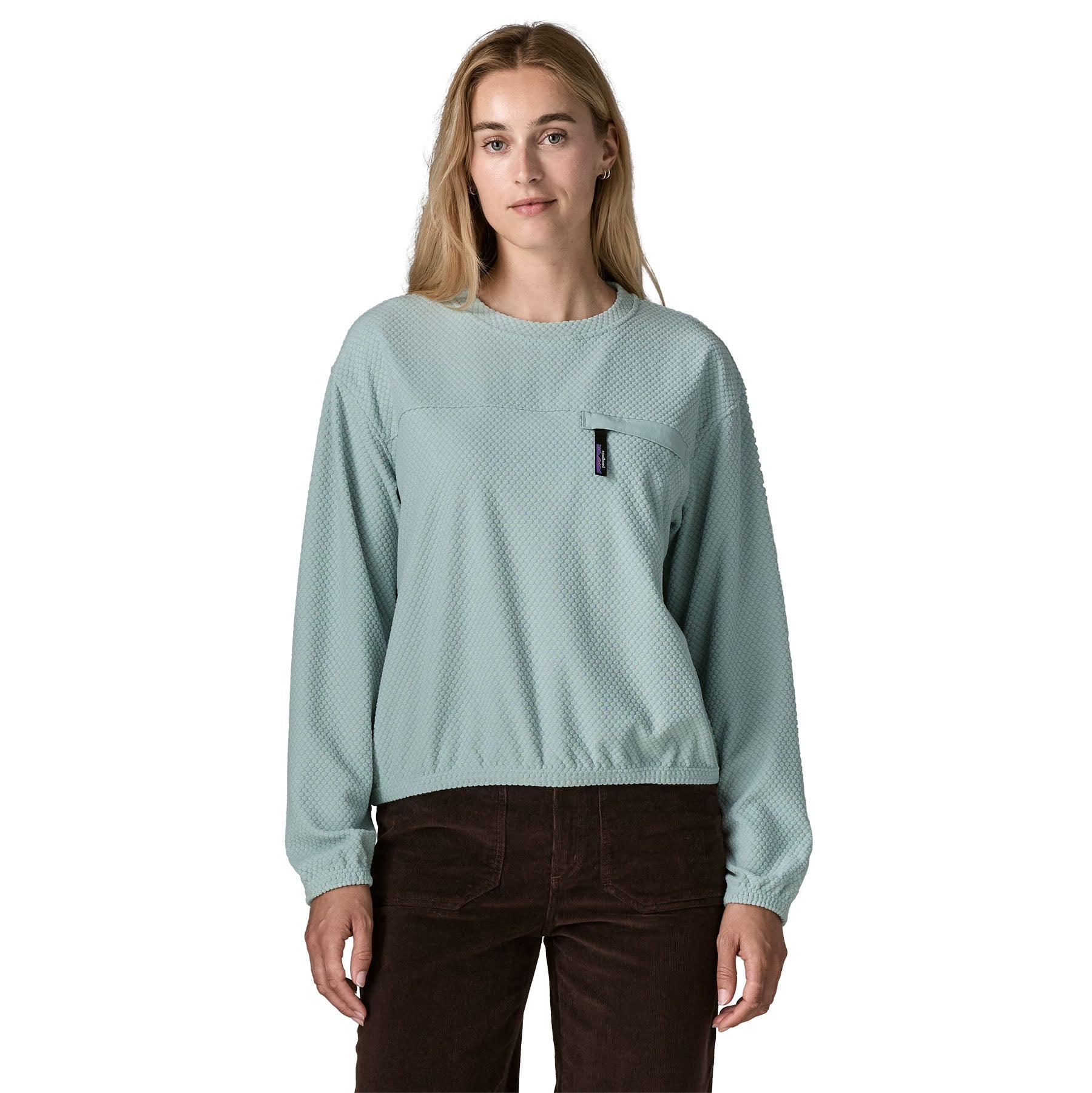 Women’s Textured Fleece Crewneck