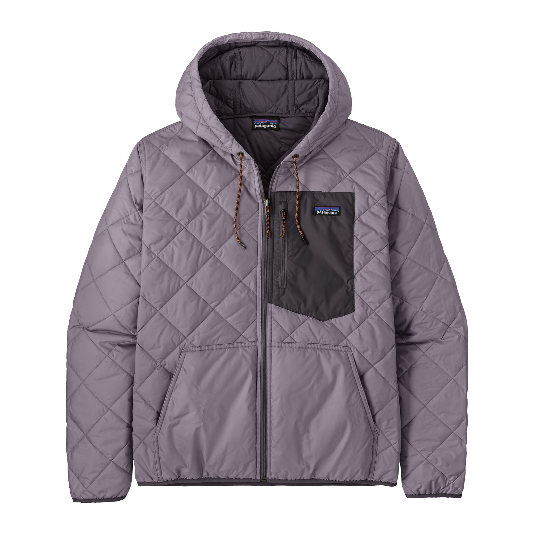 Men's Diamond Quilted Bomber Hoody