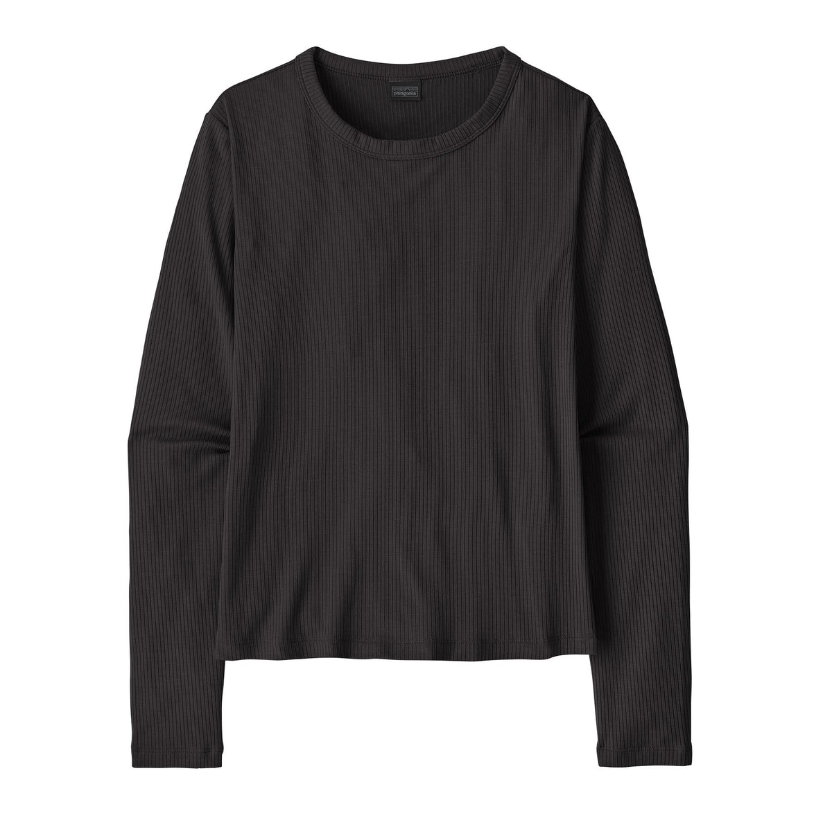 Women's Long Sleeved Rib Knit Top