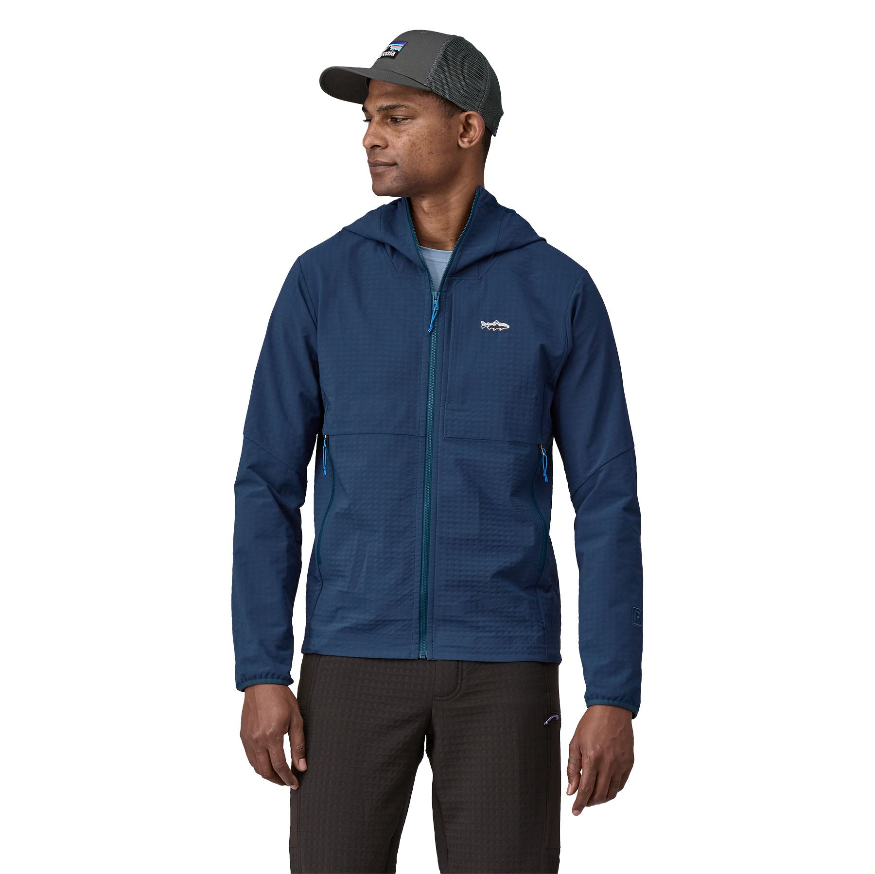 Men's R1 TechFace Fitz Roy Trout Hoody