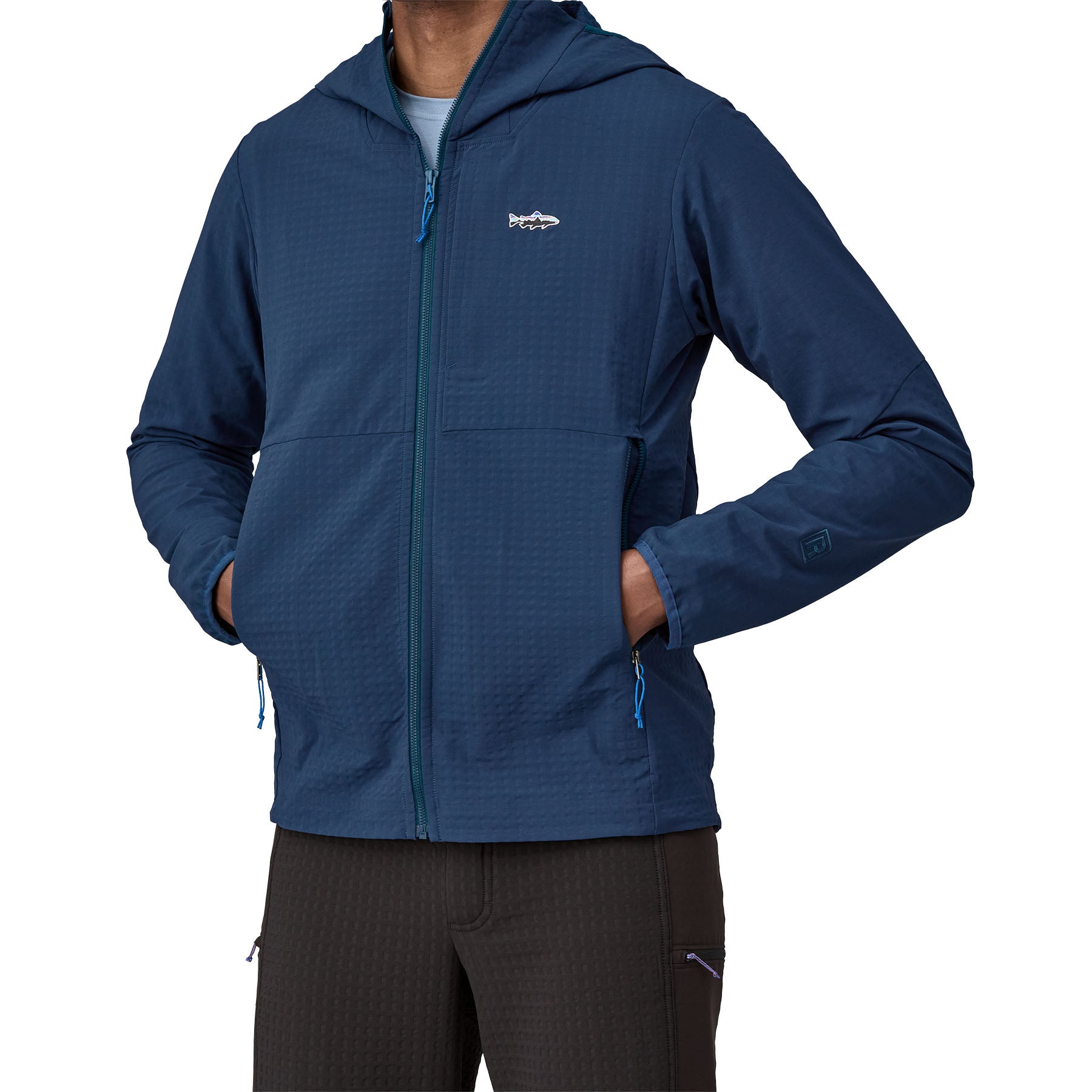 Men's R1 TechFace Fitz Roy Trout Hoody