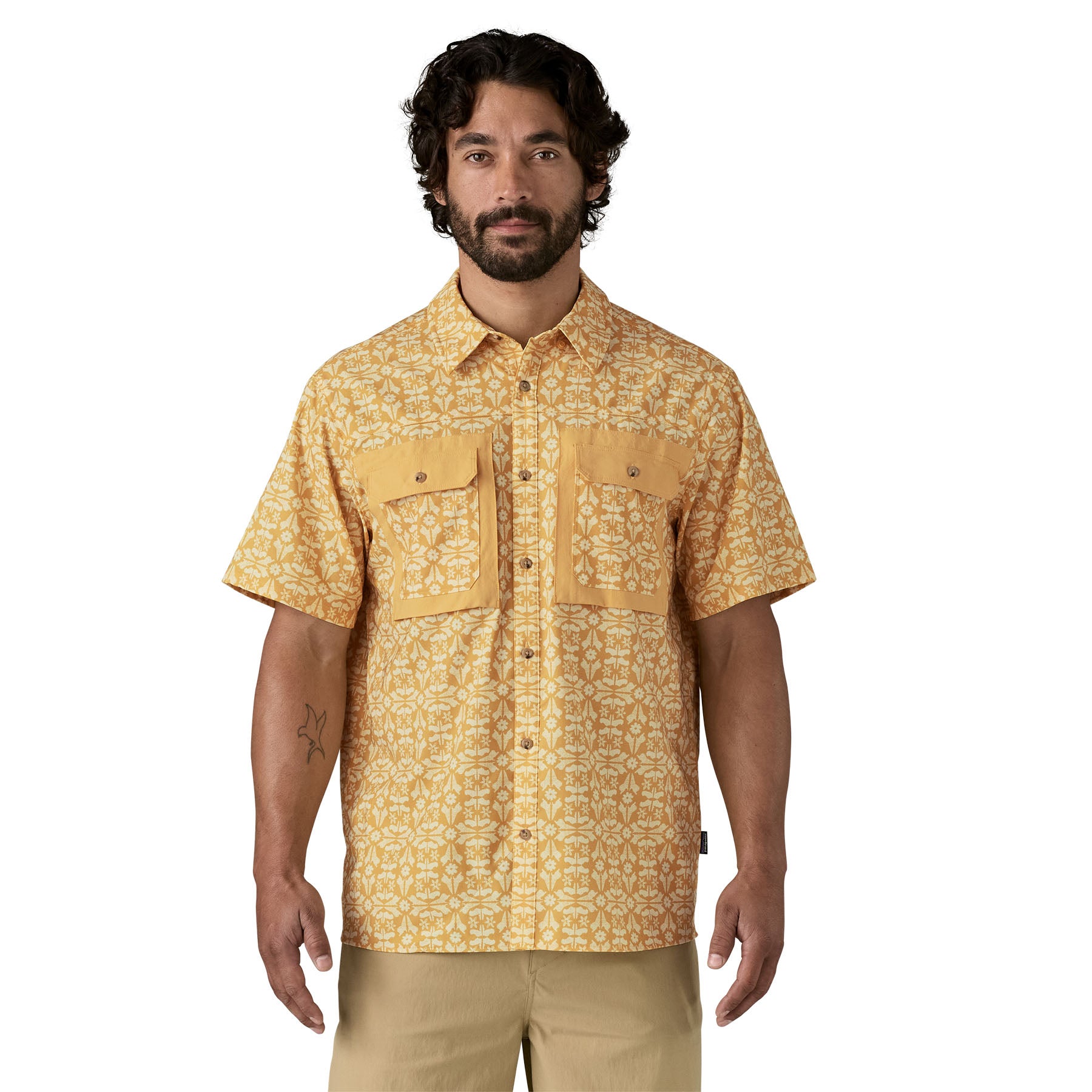 Men's Short-Sleeved Self-Guided Sun Shirt - Sale