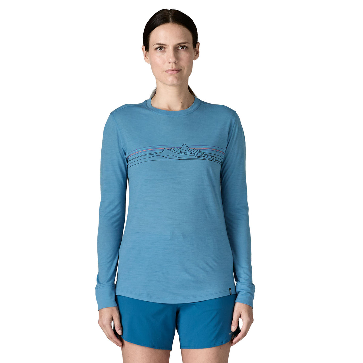 Women's Long-Sleeved Capilene Cool Merino Blend Graphic Shirt - Sale