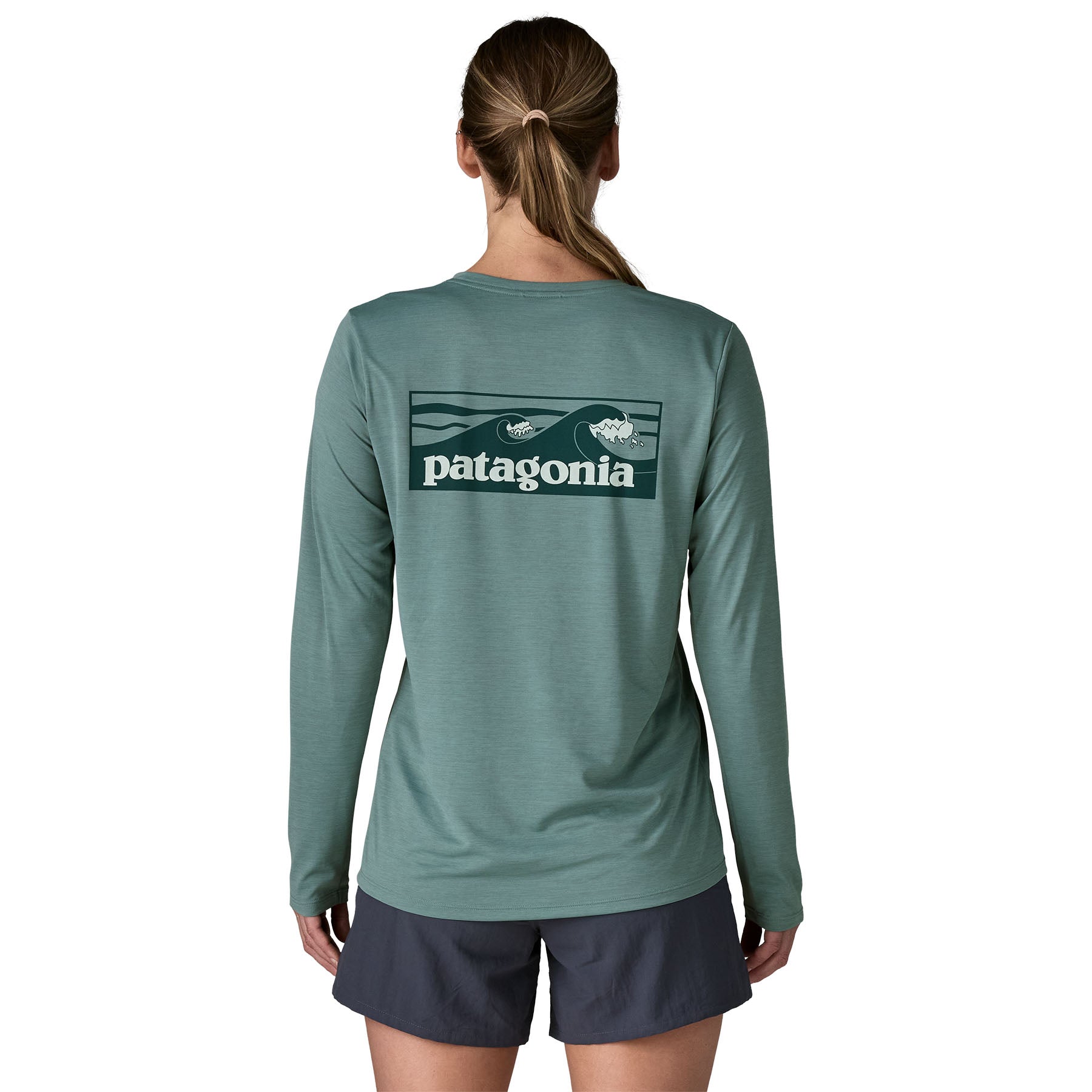 Women’s Long-Sleeved Capilene Cool Daily Shirt - Boardshort Logo