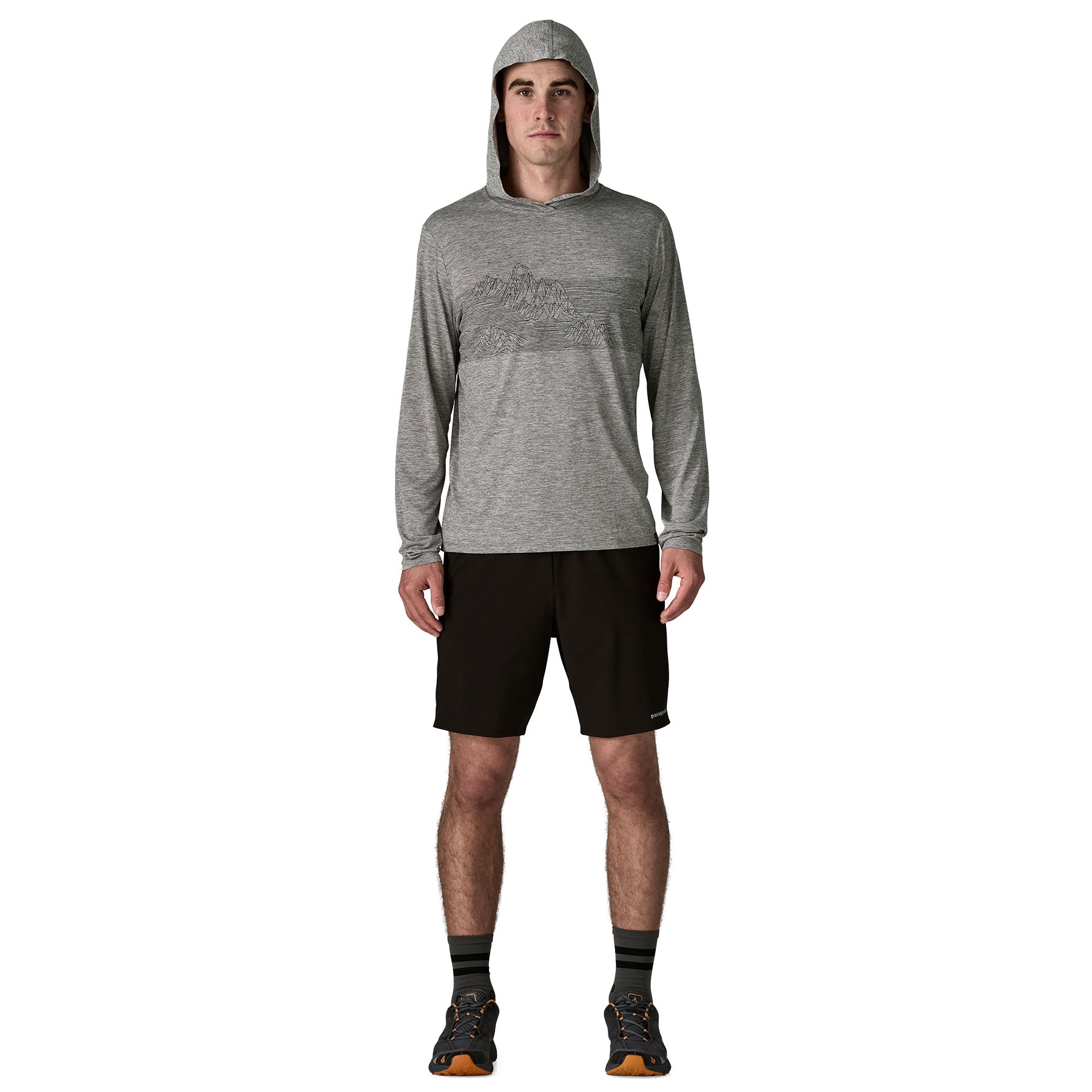 Men’s Capilene Cool Daily Hoody - Strataspire Stripe