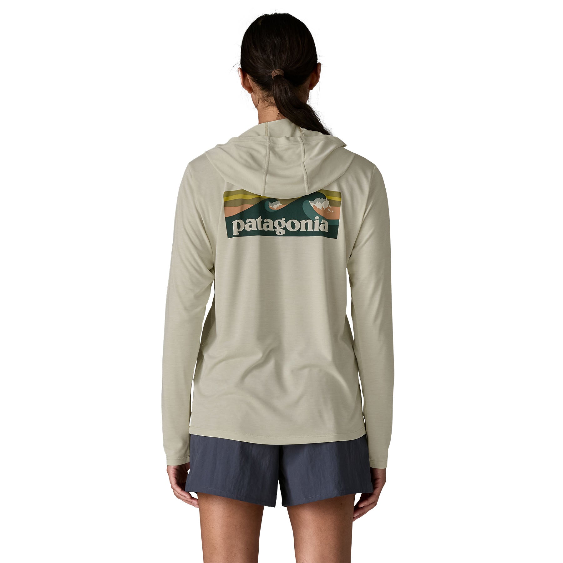 Women’s Capilene Cool Daily Hoody - Boardshort Logo
