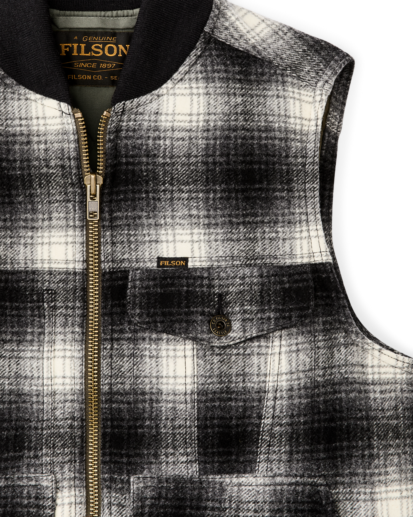 Insulated Wool Work Vest - Sale