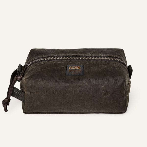 Kit de voyage en tissu d'étain