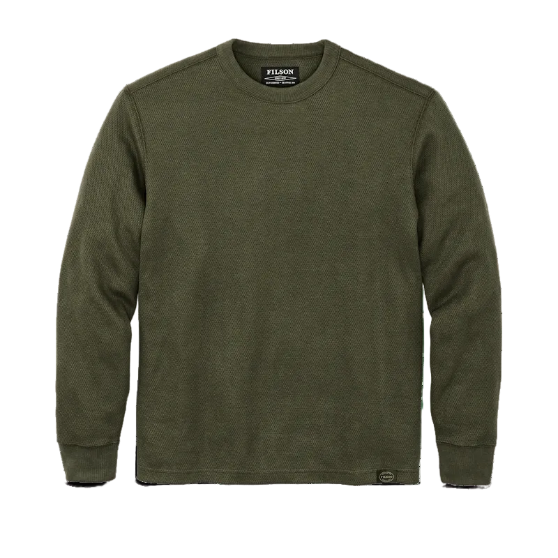 Col rond thermique en tricot gaufré