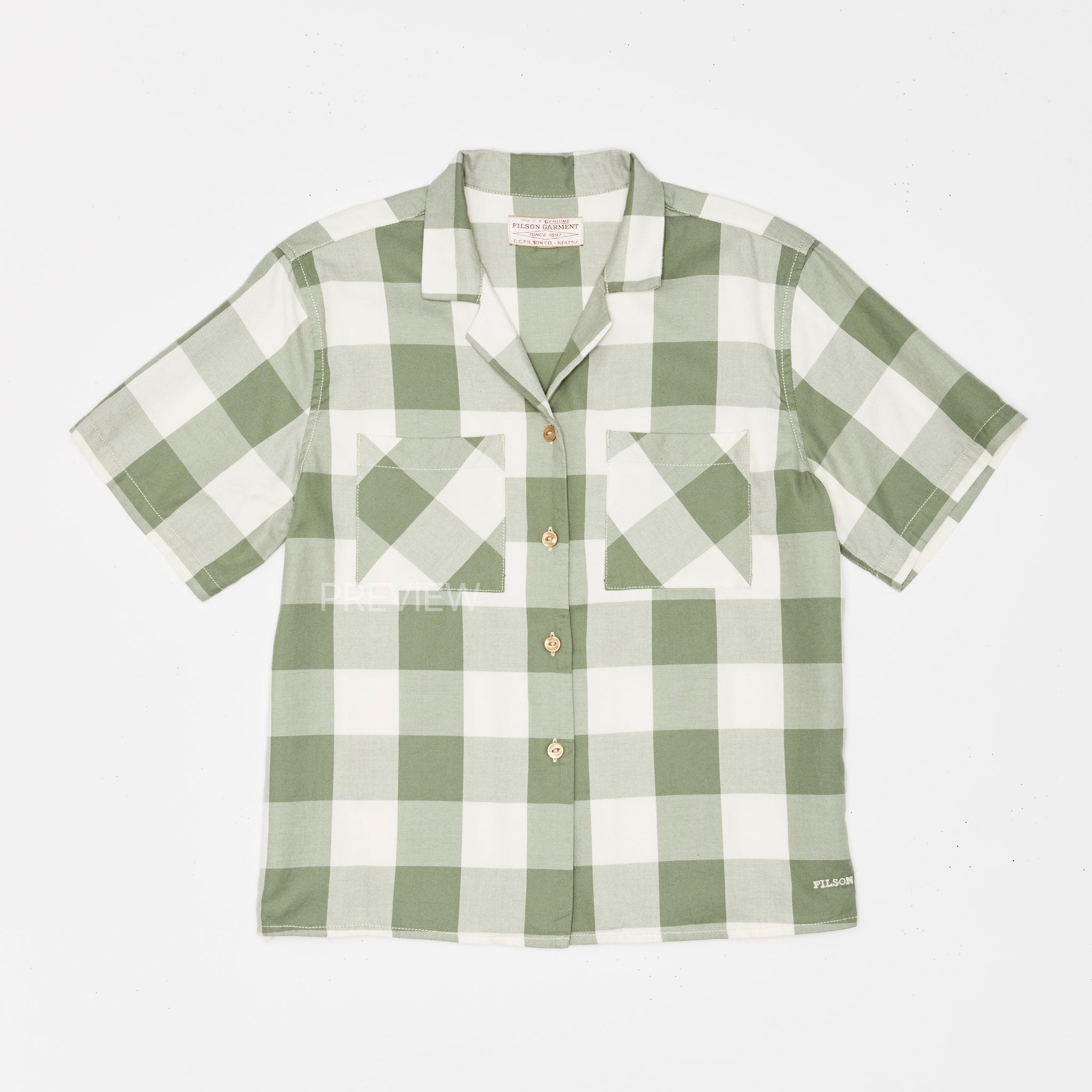 Women's S/S Twill Camp Shirt - Sale