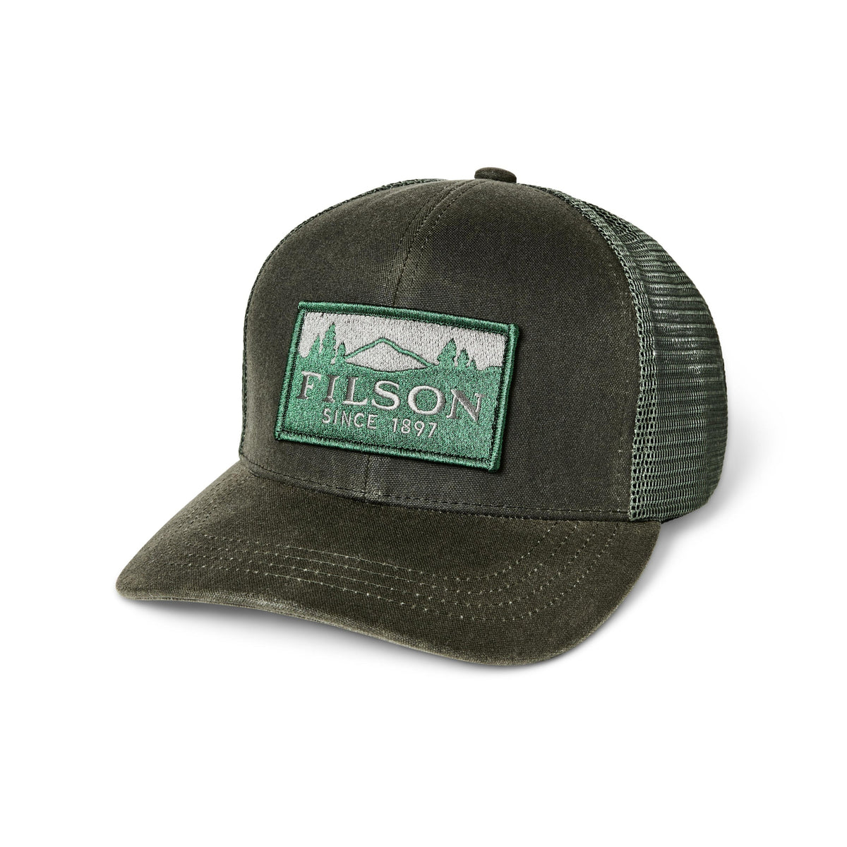 Scenic Waxed Logger Mesh Cap