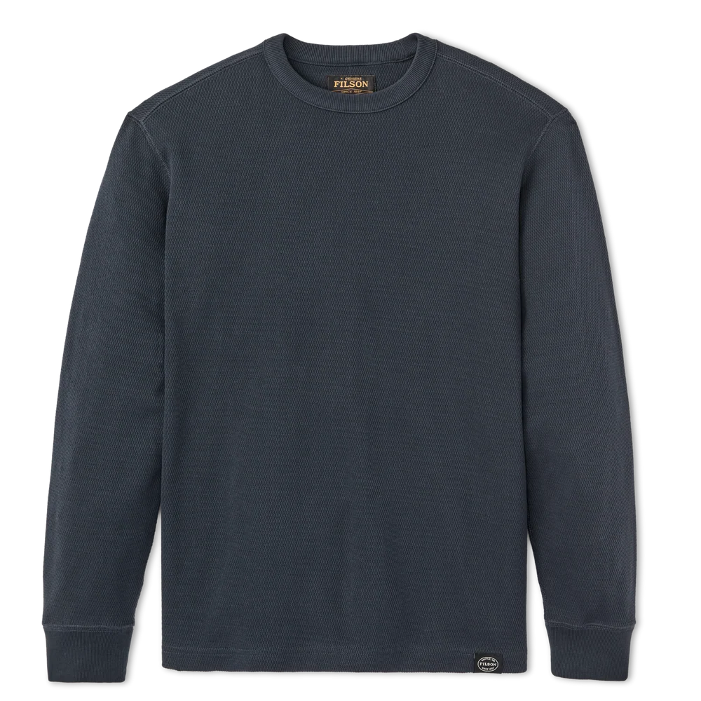 Waffle Knit Thermal Crewneck