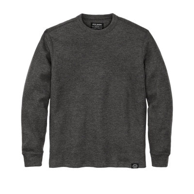 Waffle Knit Thermal Crewneck