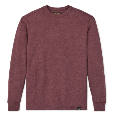 Waffle Knit Thermal Crewneck