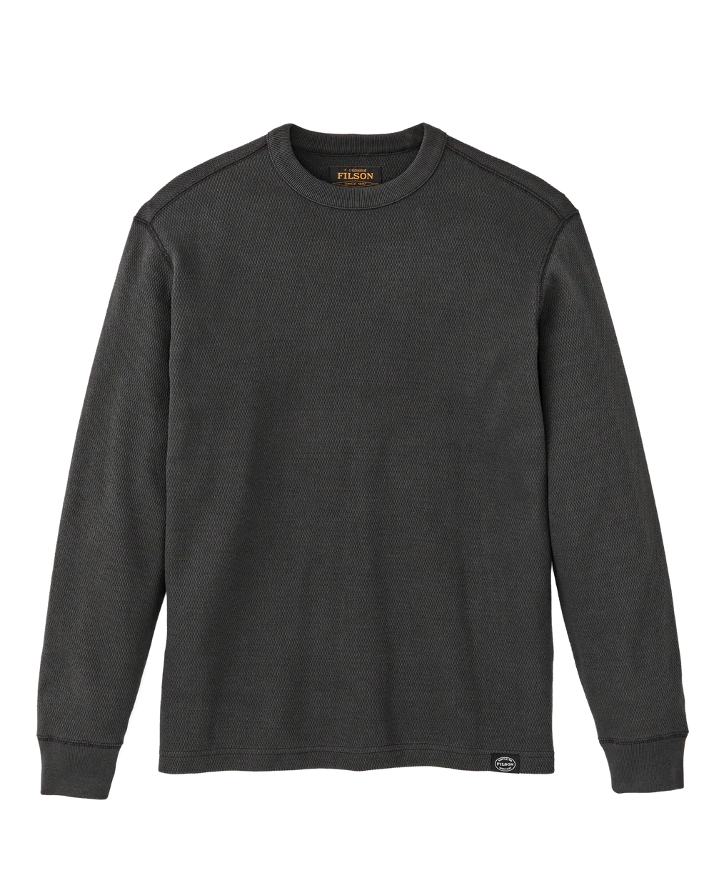 Waffle Knit Thermal Crewneck