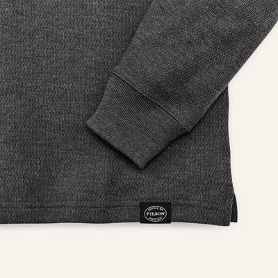 Crew thermique en tricot gaufré