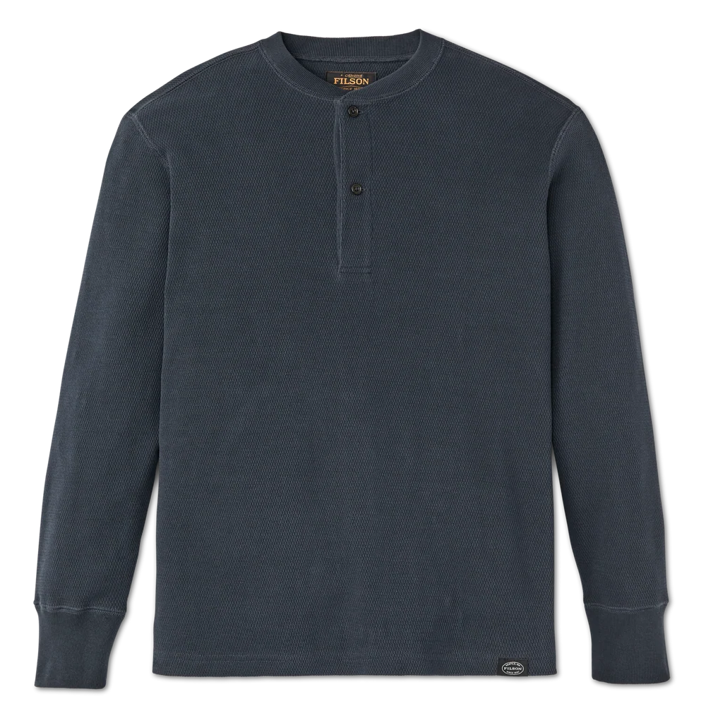 Henley en tricot gaufré